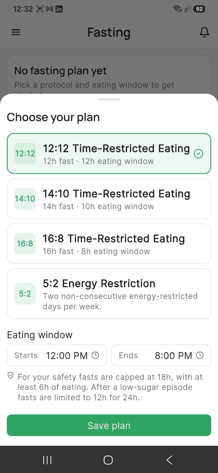 Safety Protocol and Fasting Guardrails
